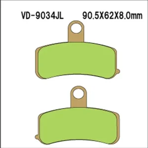 VESRAH brzdové destičky KH457 sintrované barva zlatá přední HARLEY DAVIDSON vyrobeno v Japonsku Must-Have