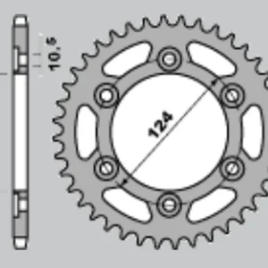 JR rozeta 1027 40 DUCATI 750 SS 99-02, 900SS 98-02, MONSTER 750/900 Záruka V Ceně