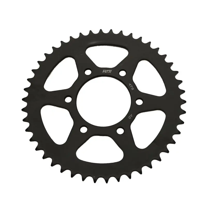 MTX PARTS rozeta 478 46 KAWASAKI ZX6R 05-17, s 750 04-12, s 800 13-18, EN 650 VULCAN 15-20, KLE 650 VERSYS 07-20, s 650 17-21 (47846JT) (řetěz 520) černá Prémiový