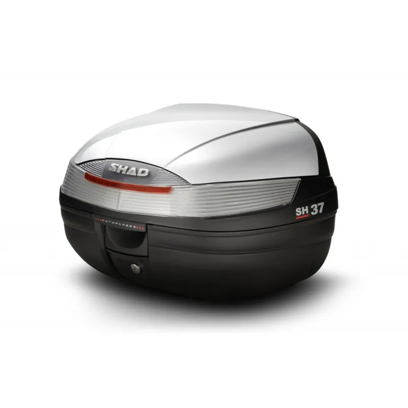 Pouze Dnes Vrchní kufr na motorku s barevným krytem SHAD SH37 bílá