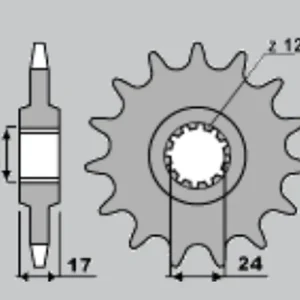 Objednat Nyní JR řetězové kolo přední 2073 14 HONDA CBF 600 04-07, CBR 600F 97-98, HORNET 600 (137114JT)