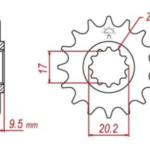 Nejlepší Cena GROSSKOPF řetězové kolo přední 2084 15 KTM 50 EXC 96-03, 85 SX 07-22, 105 SX 07-10, HUSQVARNA 85 TC 14-21, (JTF1907.15)