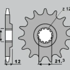 Víkendová Akce GROSSKOPF řetězové kolo přední 2092 13 VOR 450/530/570 02-