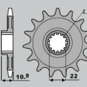 Kup Teď CHT řetězové kolo přední 2145 16 APRILIA RXV/SXV 450 550 06-12 (4071-16) (JTF707.16)