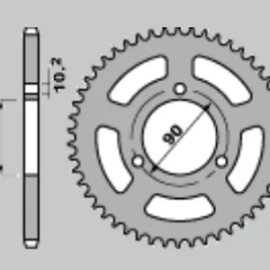 Rychlé Dodání JR rozeta 239 42 HONDA MTX 80R 83-86 (JTR239.42)