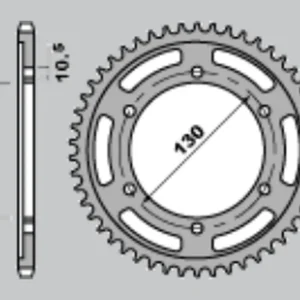 CHT rozeta 241 42 SUZUKI GSXR 1000 09-15 (479-42) (JTR479.42) Must-Have