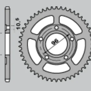 Časově Omezené JR rozeta 242 53 HONDA XL125R 82-87 (PRO kabel) (JTR242.53)