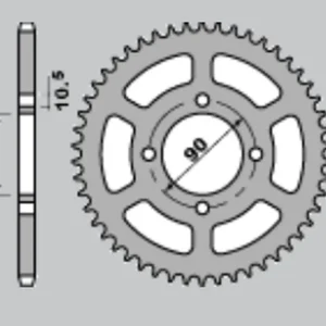 JR rozeta 243 45 HONDA MTX 80R2 87-92 (JTR241.45) Garance Vrácení Peněz