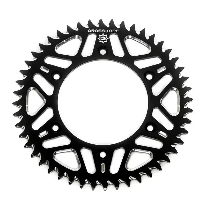 Výhodná Nabídka GROSSKOPF rozeta hliníková T7075 (ergal) barva černá 249 49 HONDA CR 80/85 96-07 (JTR217.49) (řetěz 428)