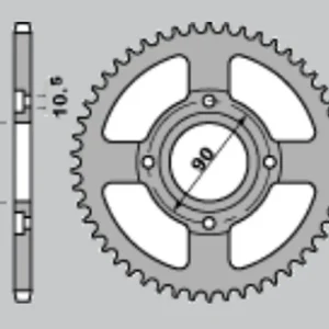 Velkoobchod CHT rozeta 279 40 HONDA HONDA MTX 125R 83-94 (279-40) (JTR27.40, JTR273.40)