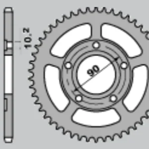 JR rozeta 281 35 HONDA NSR 125 89-93, NSR 125 94-98 (-1) (JTR604.35) Super Cena