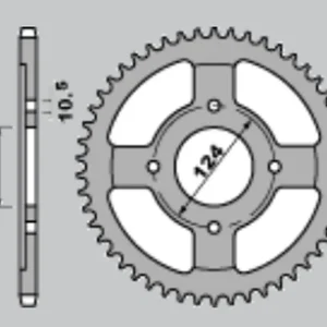 Pouze Dnes CHT rozeta 282 37 HONDA CB550 F 76-80 (282-37) (JTR282.37)