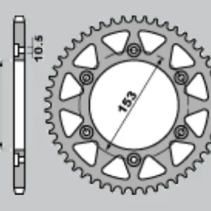 CHT rozeta HONDA CRF-L 4T CRF 250L 13-20, XR 250 R/L/R 91-96 ,XR 600/650 91-20 288 50Z ergal Jen Po Omezenou Doba