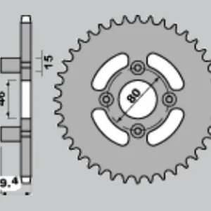 Nová Kolekce CHT rozeta 319 50 FANTIC 50 (RG6) (319-50)
