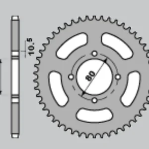 Speciální Cena GROSSKOPF řetězové kolo přední 4394 14 (39014) YAMAHA 125 YFA1 BREEZE 99-05, YAMAHA 125 YFM GRIZZLY 04-11