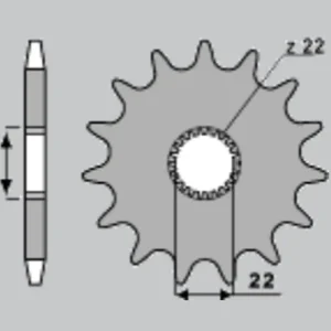 JR řetězové kolo přední 406 16 APRILIA 125 (JTF394.16) Nejlepší Volba