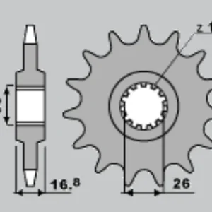 JR rozeta 408 42 (30242JT) HONDA CBR 900 RR 92-95 Moderní