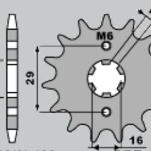 Rychlé Dodání JR řetězové kolo přední 425 15 (42515JT) SUZUKI TS 125R/X 90-96, GSXR 125 17-18, RG 80 86-87, GSX 125S 17-18 (JTF425.15,JTF1425.15)