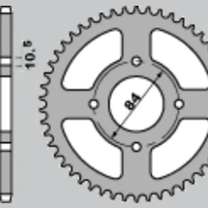 CHT rozeta 4302 42 C45 SUZUKI LT/LTZ, VAN VAN RV 200 16-19 Expresní Doručení