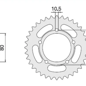 CHT rozeta 4350 37 (332-37) HONDA CB 450S Nejlepší Cena
