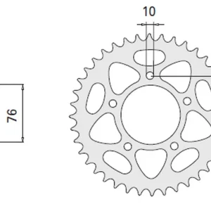 CHT rozeta 4456 41 (2096-41) BENELLI 500/600/900 Horká Nabídka