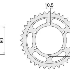 CHT rozeta 488 42 (488-42) KAWASAKI ZX 10R (MOD. 530) Nízká Cena