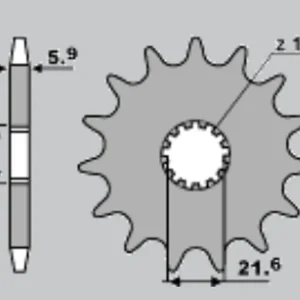 CHT řetězové kolo přední 565 16 (A4250565160) 565 16 (E427-16) SUZUKI GS500E 89-93 (E427-16, 565-16) (JTF565.16) Objednat Nyní