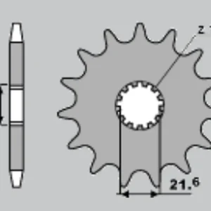 Hit Sezóny JR řetězové kolo přední 566 18 SUZUKI GSF 1250 07-09