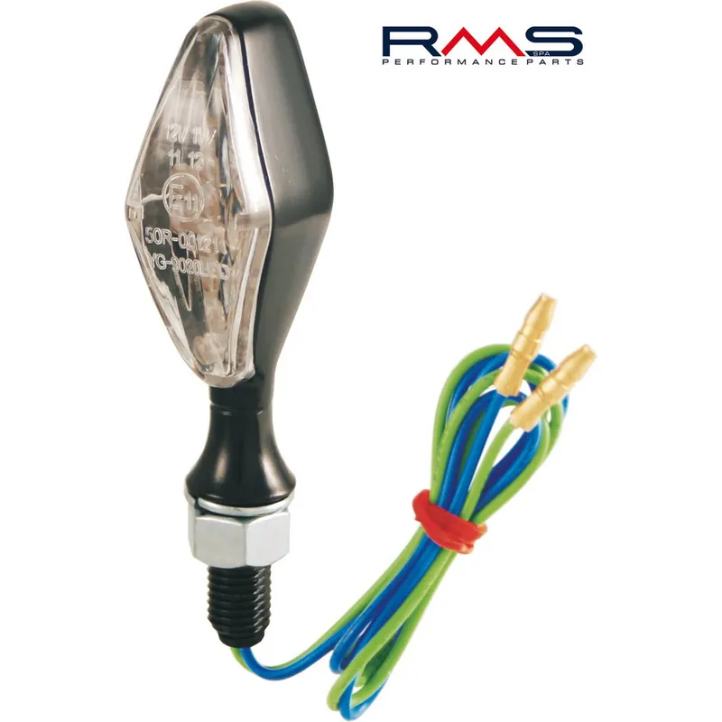 Rychlé Dodání Blinkr RMS 246480211 černý vzhled, průhledné sklo Homologace