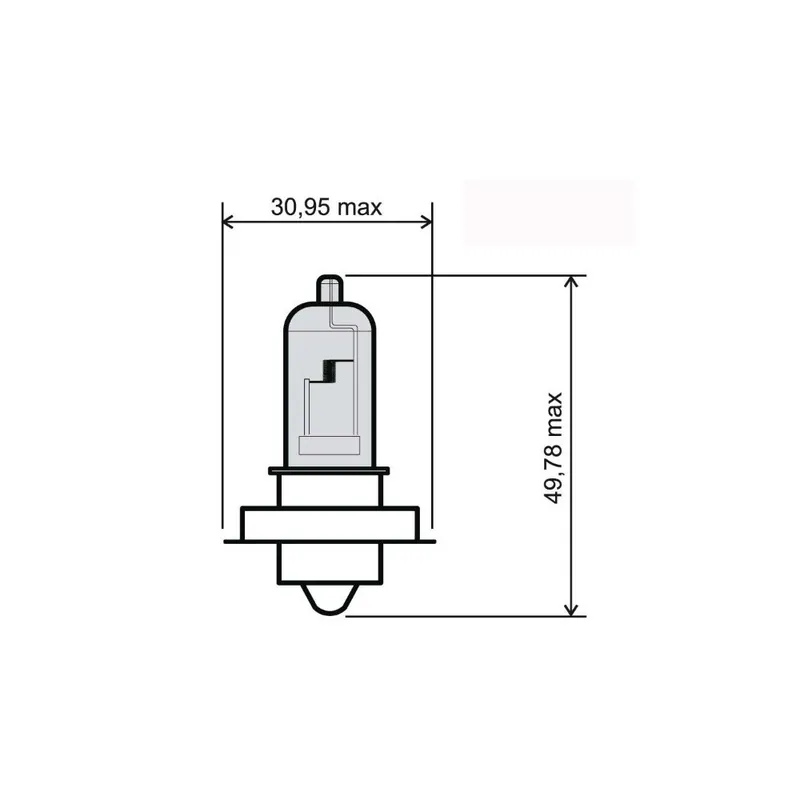Žárovka RMS 246510425 12V 15W, P26S bílá Záruka V Ceně