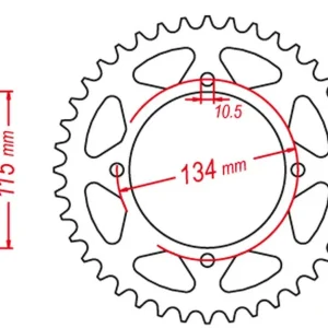 Celosvětová Doprava CHT rozeta 718 46 CAGIVA ELEFANT 650/750 (JTR718.46)