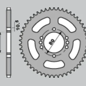 JR rozeta 843 48 YAMAHA DT80LC Pouze Dnes