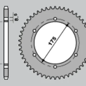 JR rozeta 844 55 YAMAHA DT 125R 88-92 Koupit Online
