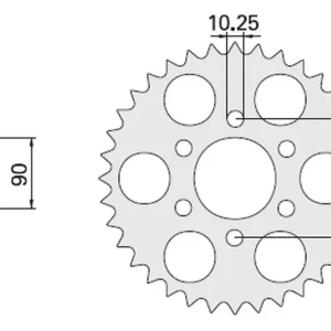 CHT rozeta 850 33 (850 33) YAMAHA XJ/XS 650 Hit Sezóny