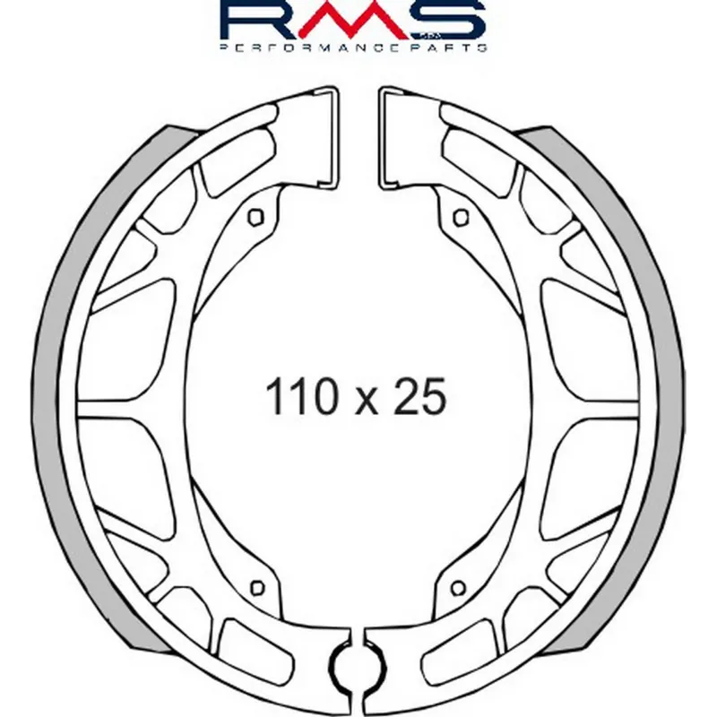 Originální Brzdové čelisti RMS 225120090 zadní