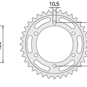 CHT rozeta 865 43 YAMAHA FZ 750 (865-43) Sleva