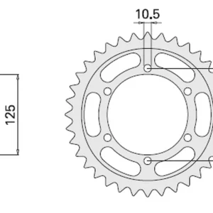 CHT rozeta 869 42 YAMAHA TDM 850 96-98 (A4150867420) (867-42) Akce