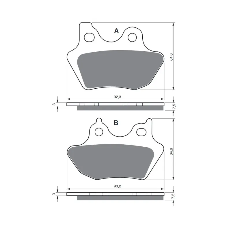 Nejlepší Volba Brzdové destičky GOLDFREN 181 S33 STREET REAR