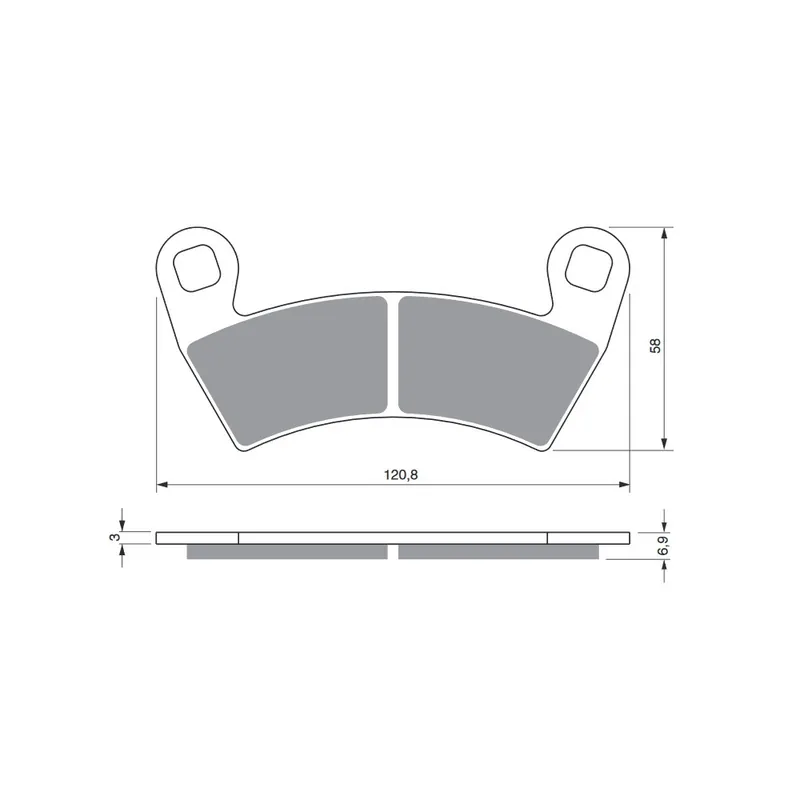 Hit Sezóny Brzdové destičky GOLDFREN 313 S33 STREET