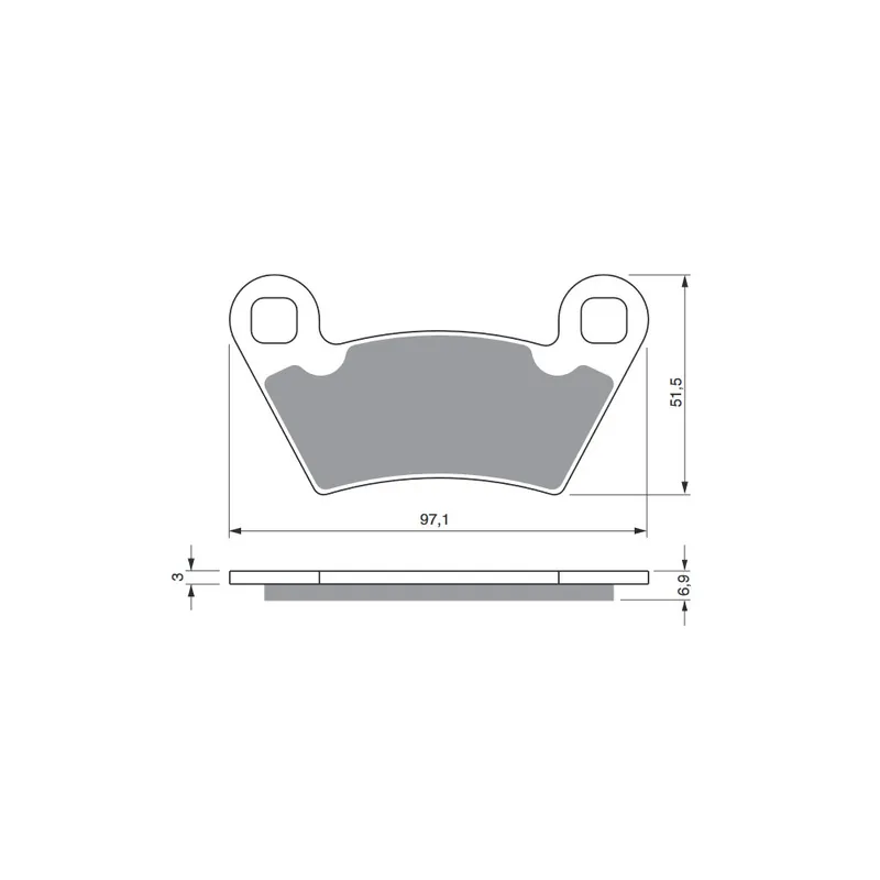 Brzdové destičky GOLDFREN 312 S33 STREET Rychlé Dodání