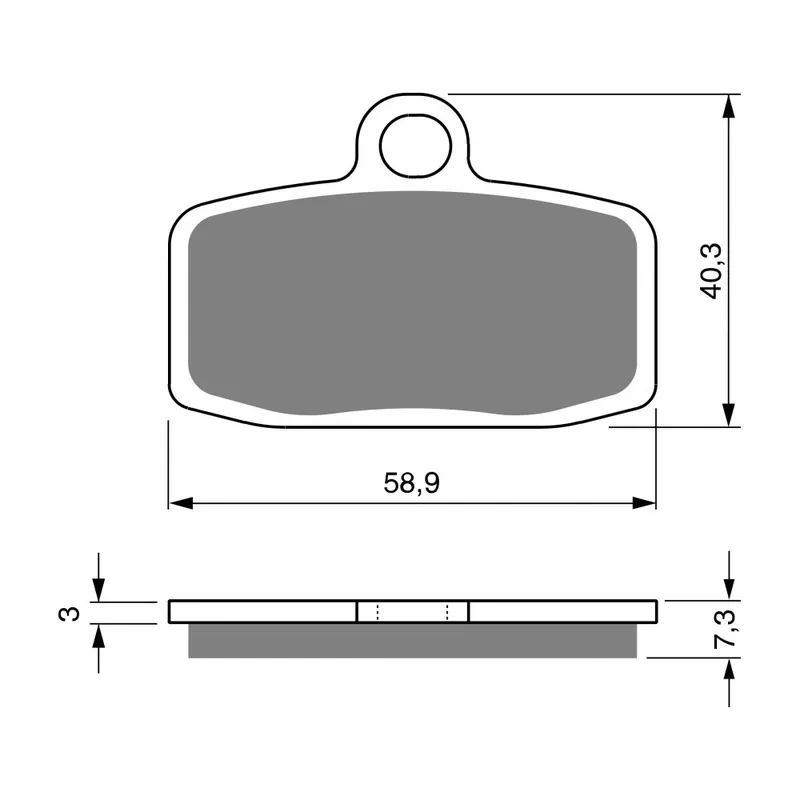 Brzdové destičky GOLDFREN 307 S33 STREET Časově Omezené