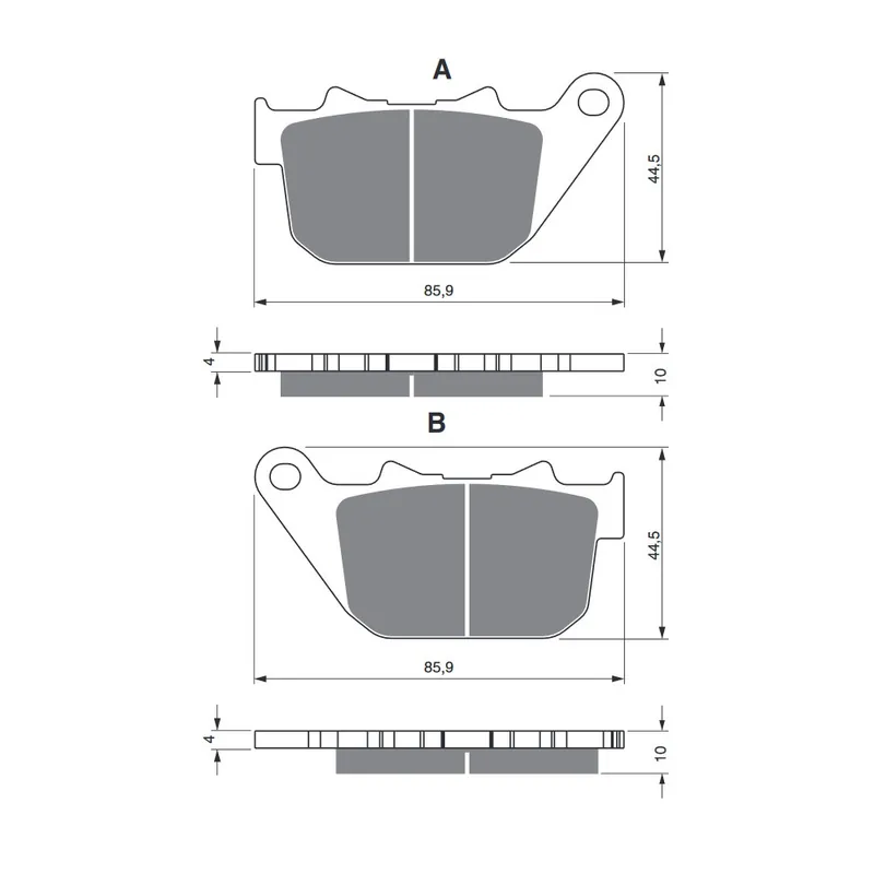 Nejprodávanější Brzdové destičky GOLDFREN 274 S33 OFF-ROAD