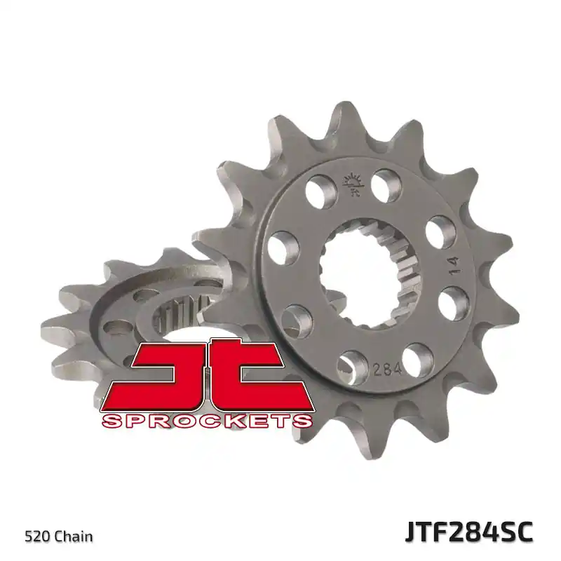 Akce JT řetězové kolo přední 342 14 HONDA CR 250 88-07, CRF 450 02-22,CRF 250R 22-23, TRX 450/700 samočistící (34214JT) (řetěz 520)