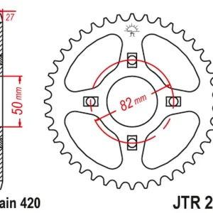 Expresní Doručení JT rozeta 261 35 HONDA ATC/TRX 70 82-87 XL/XR 75/80 74-84 (26135JT) (řetěz420)