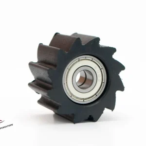 ACCEL rolna řetězu s ložisky průměr 38mm (38X23mm) (řetězové kolo) KAWASAKI KXF barva černá (79-5014) (MA-304) Zlevněný