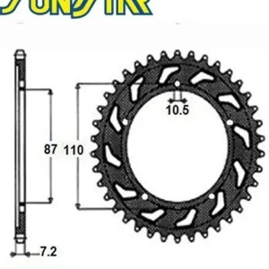 SUNSTAR rozeta 828 49 SUZUKI GSF 400 BANDIT 89-96, GSF 650 BANDIT 07-15 (řetěz 525) (82849JT) Velkoobchod