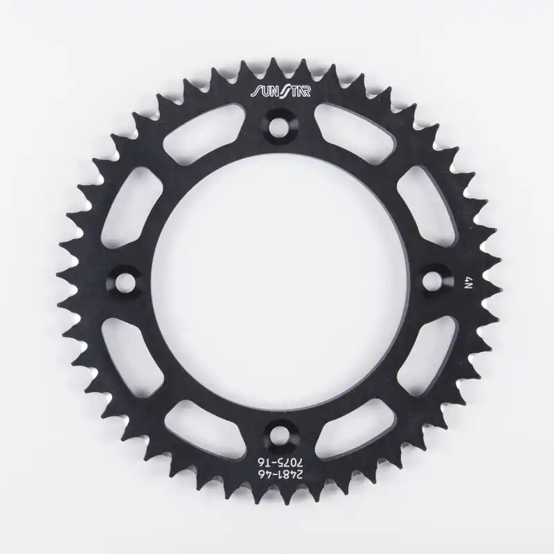 Akční Nabídka SUNSTAR rozeta hliníková (ergal) 4486 48 KTM XC 105 08-09 (řetěz 428) (448648JT) barva černá -