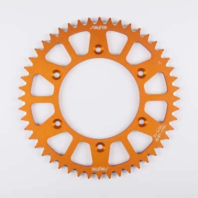 Doprava Zdarma SUNSTAR rozeta hliníková (ergal) 899 48 HUSABERG TE 125 12-14 (řetěz 520) (89948JT) barva oranžová -