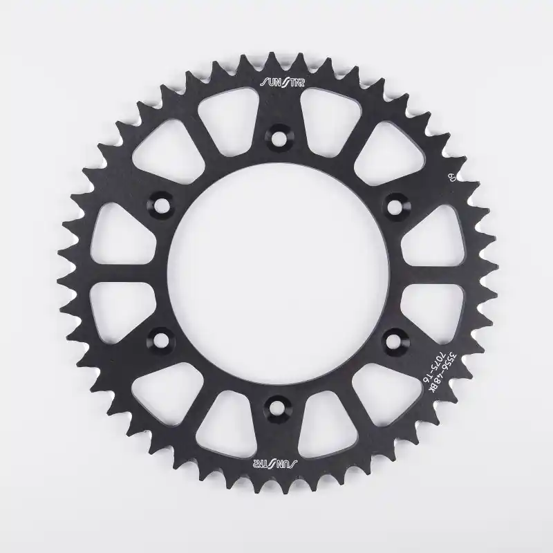 SUNSTAR rozeta hliníková (ergal) 289 50 HONDA CR / CRF 83-25, BETA RR 2T ENDURO 250 13-25 (řetěz 520) (28950JT) barva černá - Autentický