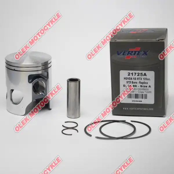 Levný Píst Vertex HONDA MTX 125R, NS 125 (55,96mm) (kroužky 53010005600 X 2 kusy)